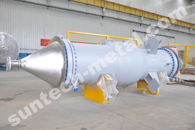 ニッケルおよび炭素鋼クラッドN02201 / SA-516 Gr.70NaOH産業用の第1効果蒸発器